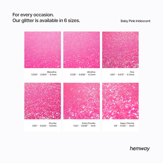 Hemway Polyurethane & Epoxy Resin Glitter 100g / 3.5oz Metallic Crystal Flake - Image 6