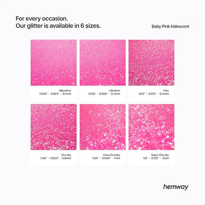 Hemway Polyurethane & Epoxy Resin Glitter 100g / 3.5oz Metallic Crystal Flake - Image 6
