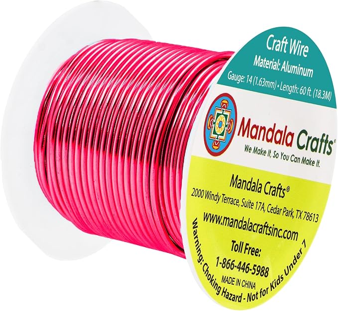 Mandala Crafts 14 Gauge Anodized Aluminum Craft Wire - Image 2