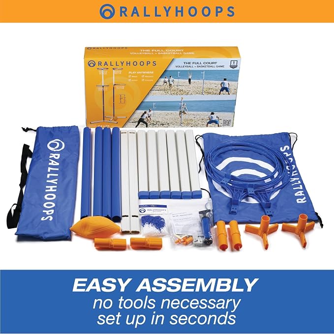 7 FT - World’s First Sports Game to Mash Volleyball & Basketball - Setup in - Image 7