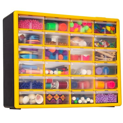 Akro-Mils 24-Drawer Plastic Drawer Storage Cabinet - Image 10