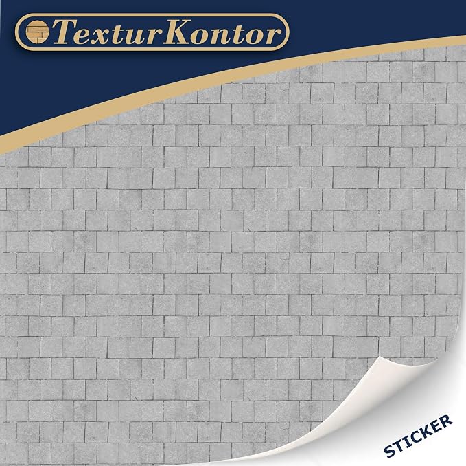 3 Sheets Self-Adhesive Decorative Film Paving Stones and Surfaces - Image 2