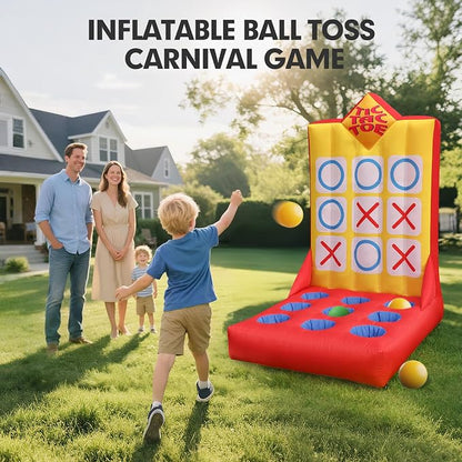 Inflatable Carnival Game with Built-in Blower, Portable Fun Toss Game - Image 4