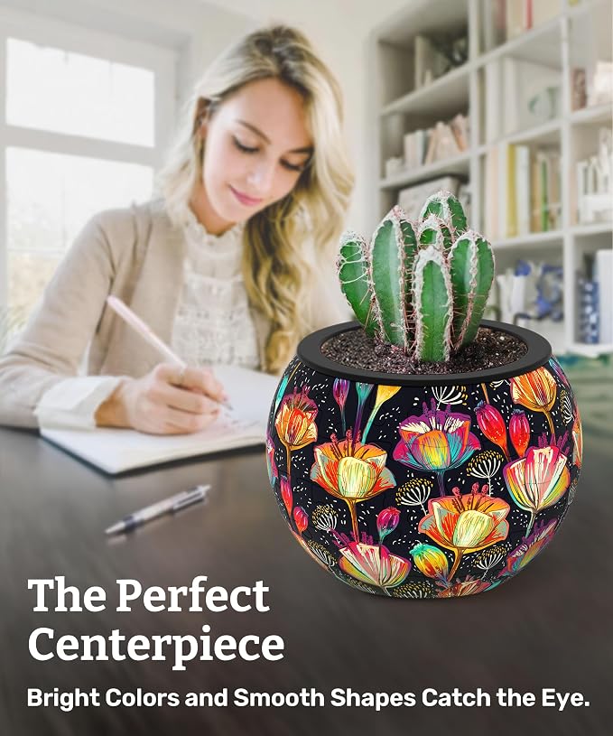 PieceRelax 3D Puzzle Planter 80 Pieces - Image 3