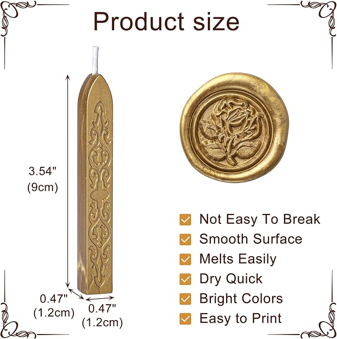 Yoption 12Pcs Sealing Wax Sticks - Image 3