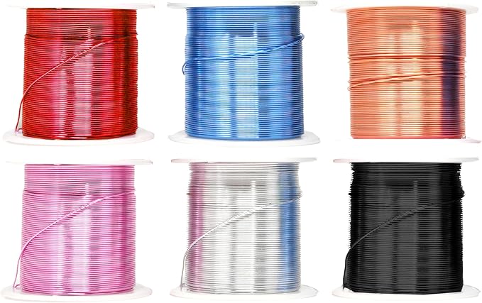 Mandala Crafts 22 Gauge Anodized Aluminum Craft Wire by MandalaCrafts