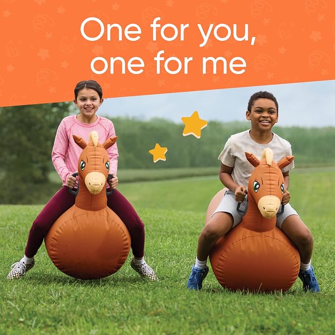 HearthSong Hop 'n Go Inflatable Bouncing Ride-On, Outdoor Play, Ages 5 and Up - Image 6
