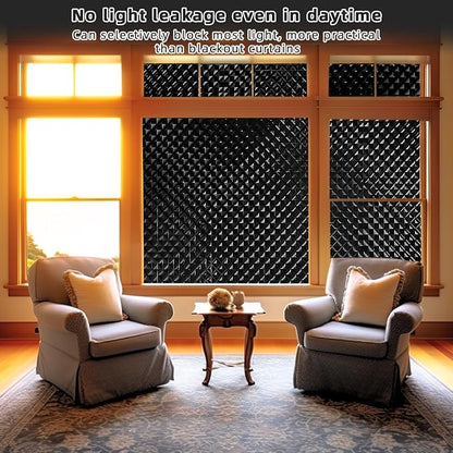 Qualsen Blackout Window Film,  100% Light Sun - Image 3