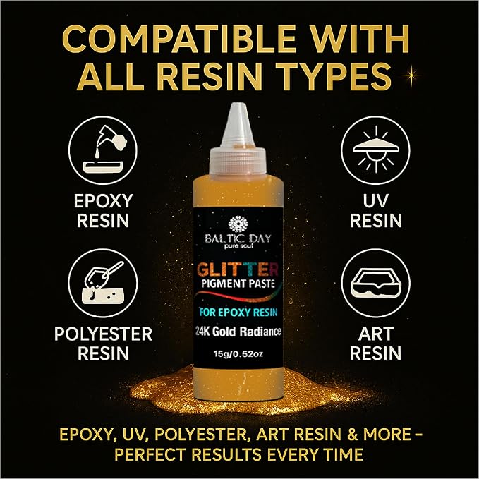 24 Color Pigment Paste for Epoxy Resin Set – Opaque Epoxy Pigment, Epoxy Dye - Image 7