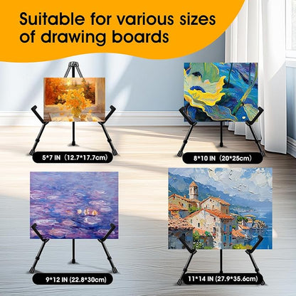 AROIC 24 Pack 14'' Tabletop Easels, Adjustable Portable Table Top Easel - Image 5