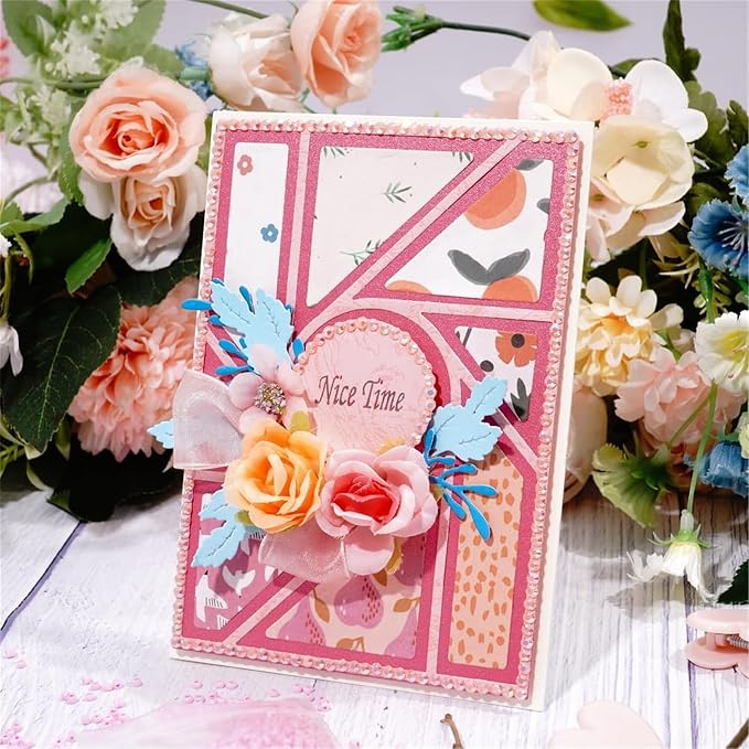 Cutting Dies Metal Stencils Scrapbooking Tools Flowers Lace Frame DIY Embossing - Image 3