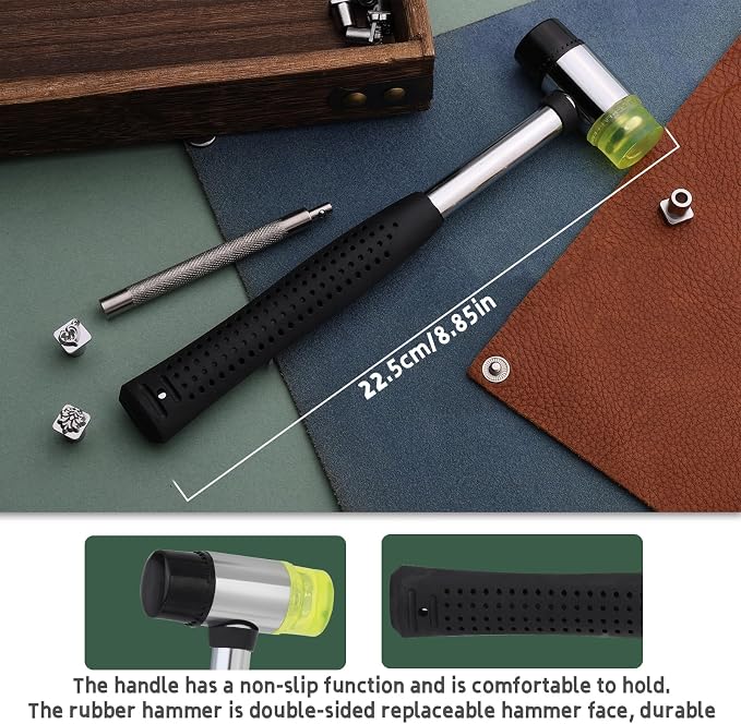 Leather Craft Stamping Tools, Leather Stamping Kit - Image 2
