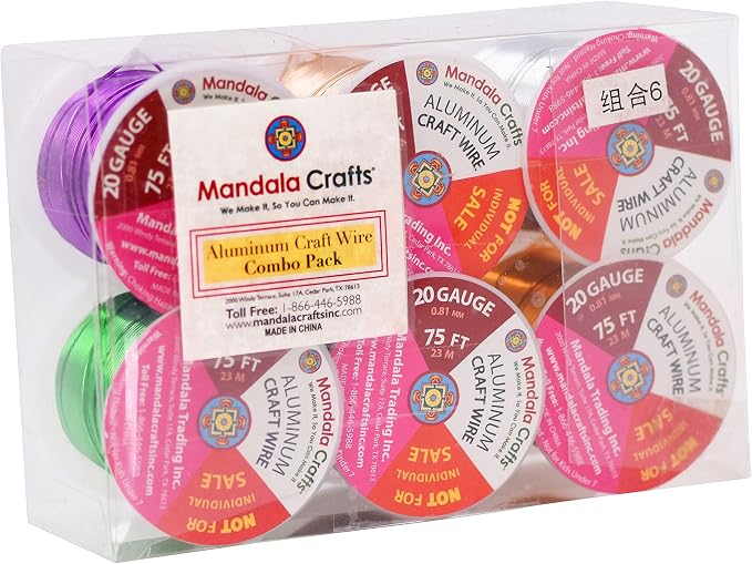Mandala Crafts 22 Gauge Anodized Aluminum Craft Wire - Image 9