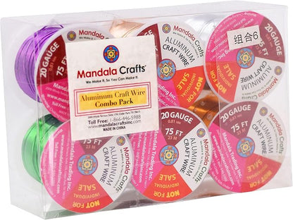 Mandala Crafts 22 Gauge Anodized Aluminum Craft Wire - Image 9