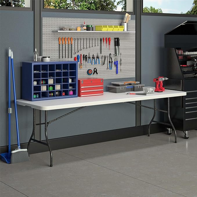 COSCO 8' Resin Straight Table - Image 4