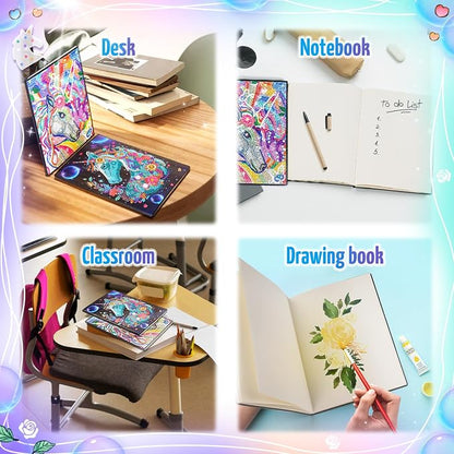 Unicorn Gifts for Girls 5 7 8 9 Year Old, Craft Kits for Kids Age 6 8 10 12 - Image 6