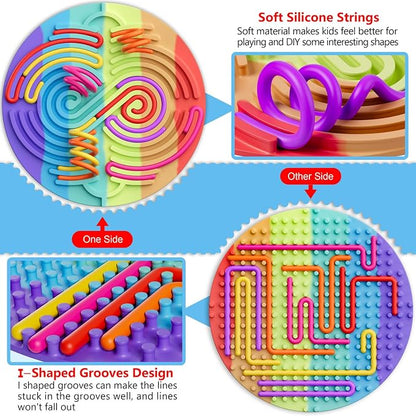 Sensory Activity Board for Kids Toddler Boys, Sensory Fidget Toys for Stress - Image 3