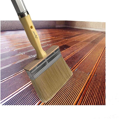Paint Brush 5 inch, Shed and Fence Stain Block Brush - Image 7