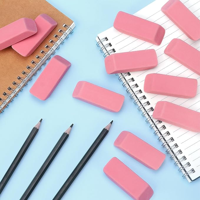 ZZTX 12 Pack Pink Erasers Pencil Erasers - Image 6