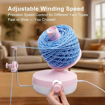 Yocrefun Electric Yarn Winder, Automatic Yarn Ball Winder - Image 3