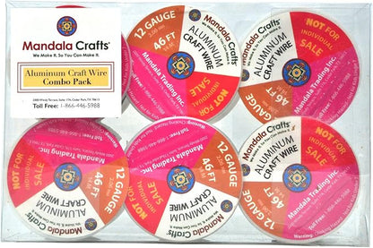 Mandala Crafts 12 Gauge Anodized Aluminum Craft Wire - Image 3