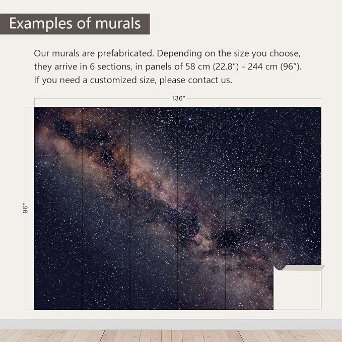 AFZEVEB-Galaxy Stars Wallpaper Wall murals - Image 3