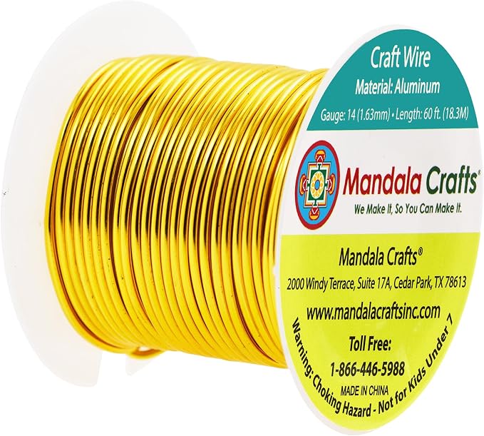 Mandala Crafts 14 Gauge Anodized Aluminum Craft Wire - Image 2