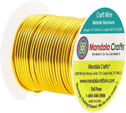 Mandala Crafts 14 Gauge Anodized Aluminum Craft Wire - Image 2