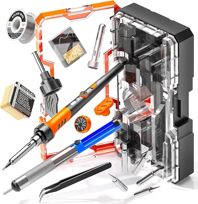 Soldering Iron Premium Kit, 60W Soldering Gun - Image 6