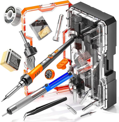Soldering Iron Premium Kit, 60W Soldering Gun - Image 6