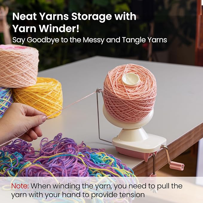 Yarn Winder, Ball Winder for Crocheting and Knitting, Ideal Gifts for Women's - Image 2
