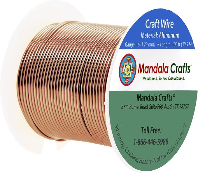 Mandala Crafts 16 Gauge Anodized Aluminum Craft Wire - Image 2