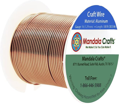 Mandala Crafts 16 Gauge Anodized Aluminum Craft Wire - Image 2