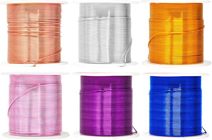 Mandala Crafts 22 Gauge Anodized Aluminum Craft Wire by MandalaCrafts