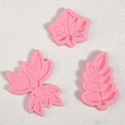 3 Pcs Maple Leaf Silicone Molds, Fern Leaf Chocolate Fondant Molds - Image 8