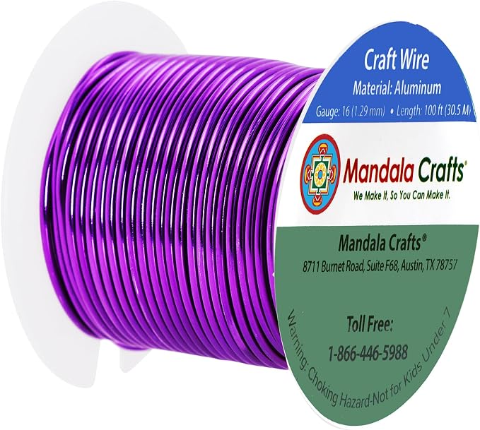 Mandala Crafts 16 Gauge Anodized Aluminum Craft Wire - Image 2