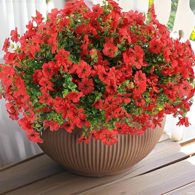 Hananona 24 Pcs Artficial Outdoor Flowers - Image 6