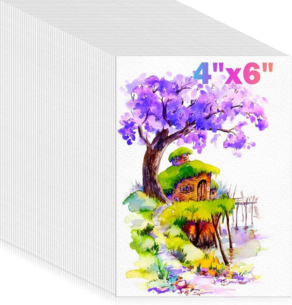 128 Sheets Watercolor Paper, 140lb/300gsm Artists Drawing Coloring Sketching by Donyang