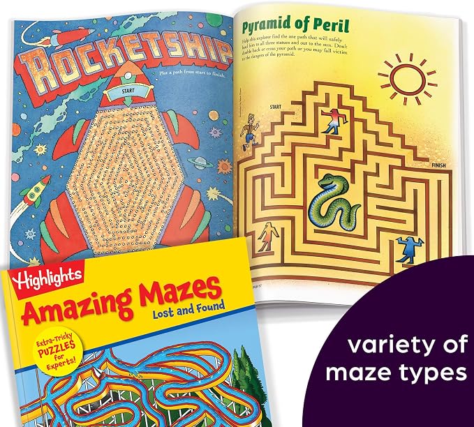 Highlights for Children Amazing Mazes Expert Maze Books for Kids Ages 6 and Up - Image 5