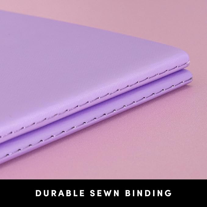 PAPERAGE Soft Cover Lined Journal Notebook, 2 Pack, 100 Pages, Large 7.5 inches - Image 4