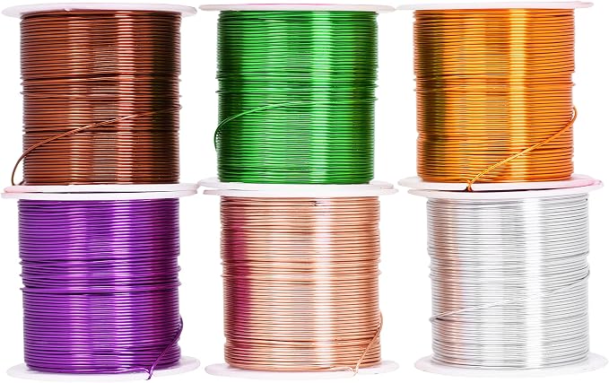 Mandala Crafts 22 Gauge Anodized Aluminum Craft Wire by MandalaCrafts