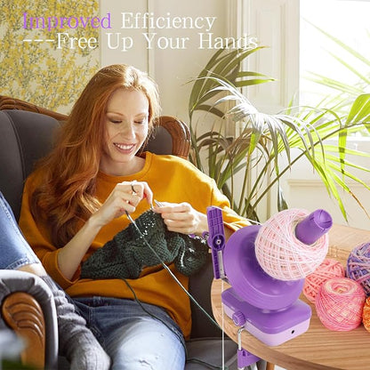 Electric Yarn Winder for Crocheting-Automatic Crochet Yarn Ball Winder for - Image 3