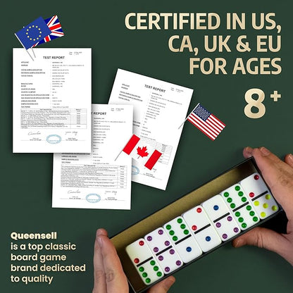 Queensell Dominos Set for Adults - Image 7