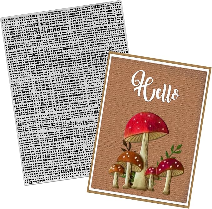 Threetols 3-D Textured Impressions Embossing Folder, Line Background Embossing by Threetols