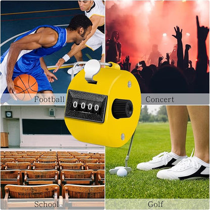 12 Pcs Hand Tally Counter 4-Digit Lap Counter Clicker, Manual Mechanical - Image 6