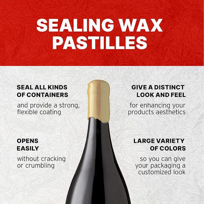 Blended Waxes, Inc. Bottle Sealing Wax, Pastille Wax Seal Beads - Image 3