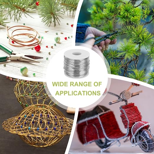 MECCANIXITY 18 Gauge Anodized Aluminum Craft Wire Bendable Bonsai Training Wire - Image 6