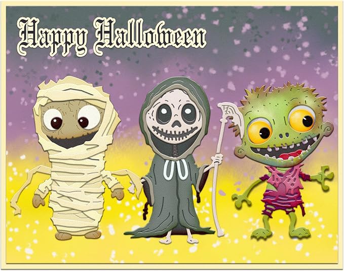 Halloween Clear Silicone stampReusable Stamp - Image 5