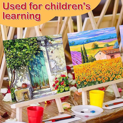 ESRICH Small Canvases for Painting 6x6 inch, 12 Pack Canvas Boards Cotton - Image 5