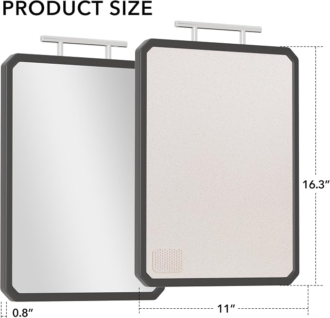 Titanium Cutting Boards for Kitchen, Large 16x11 Inch Pure Titanium and Wheat - Image 3